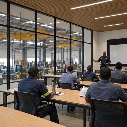 Illustrative architectural concept: Learning connected to employment
